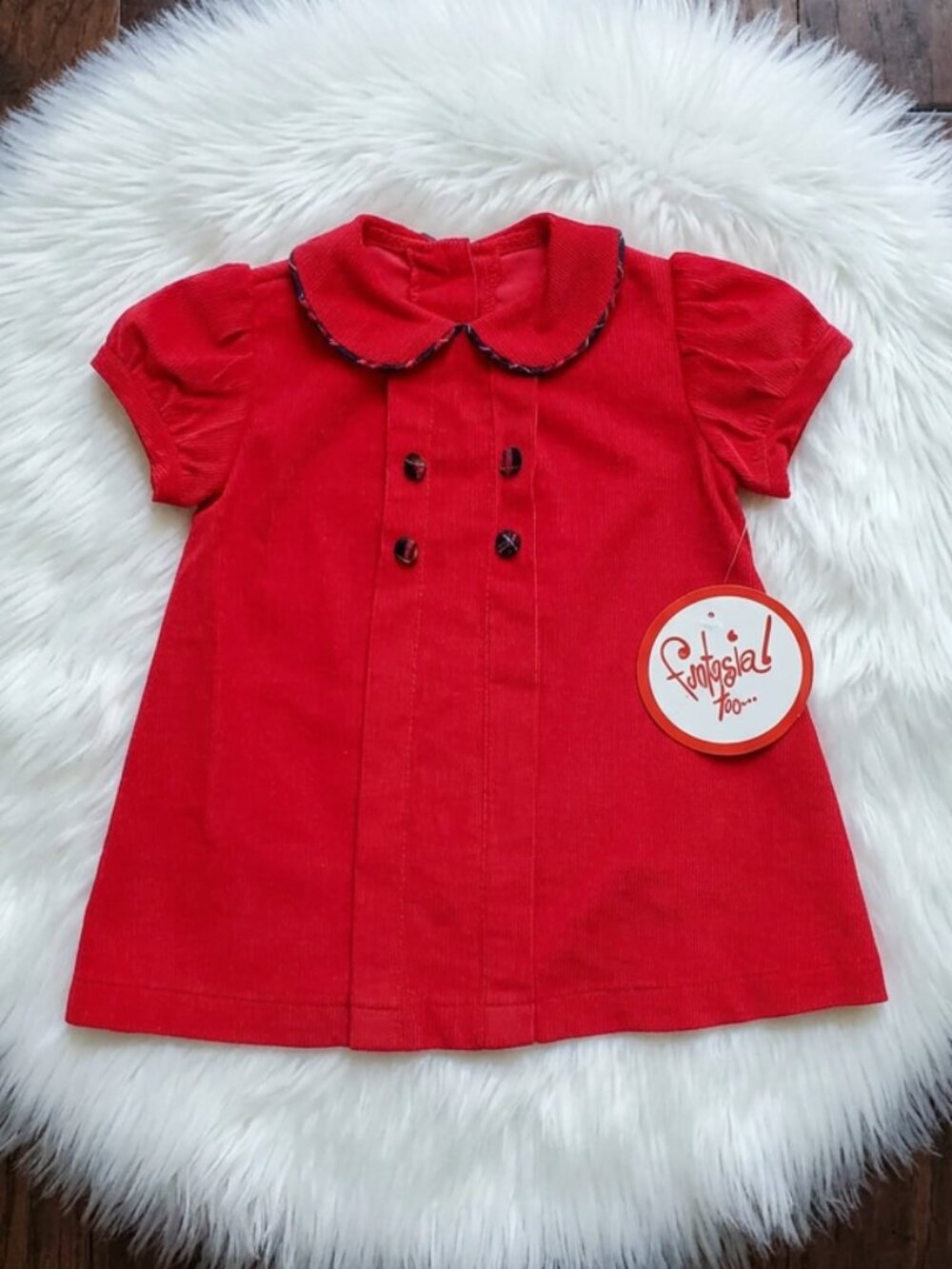 NWT Funtasia Too Red Dress Size 12m